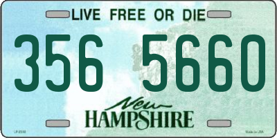 NH license plate 3565660