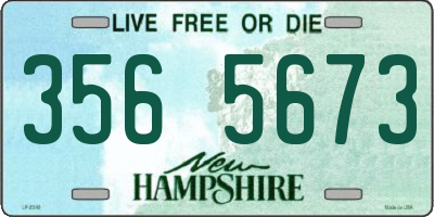 NH license plate 3565673