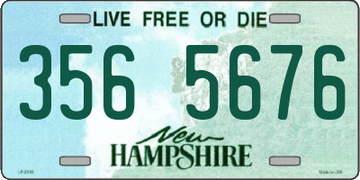 NH license plate 3565676