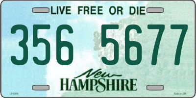 NH license plate 3565677