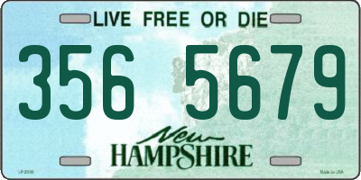 NH license plate 3565679