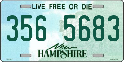 NH license plate 3565683