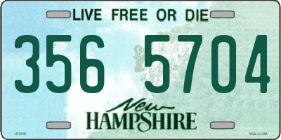 NH license plate 3565704