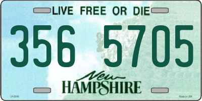 NH license plate 3565705