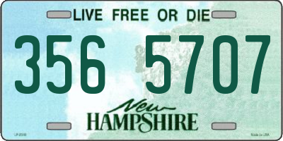 NH license plate 3565707