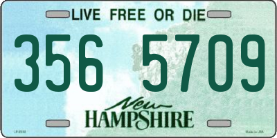 NH license plate 3565709