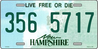 NH license plate 3565717