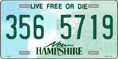 NH license plate 3565719