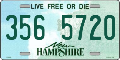 NH license plate 3565720