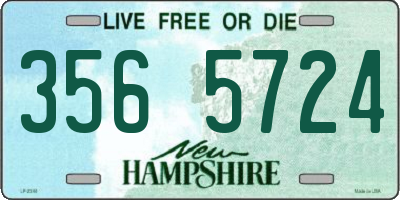 NH license plate 3565724