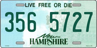 NH license plate 3565727