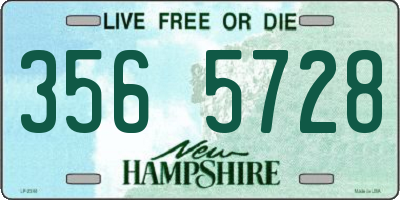 NH license plate 3565728