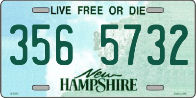 NH license plate 3565732