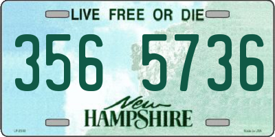NH license plate 3565736