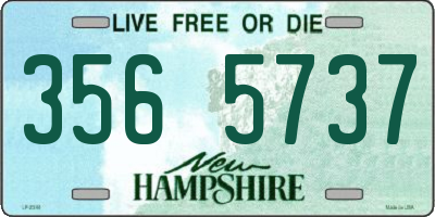 NH license plate 3565737
