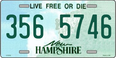 NH license plate 3565746
