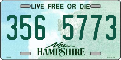 NH license plate 3565773