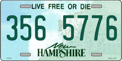NH license plate 3565776