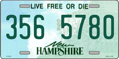 NH license plate 3565780
