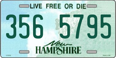 NH license plate 3565795