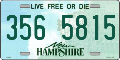 NH license plate 3565815