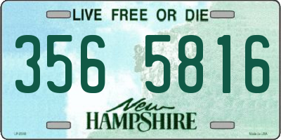 NH license plate 3565816