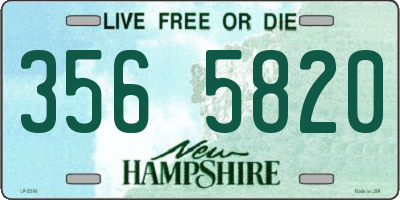 NH license plate 3565820
