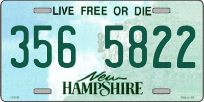 NH license plate 3565822