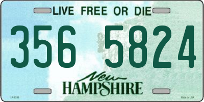 NH license plate 3565824