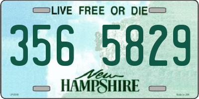 NH license plate 3565829
