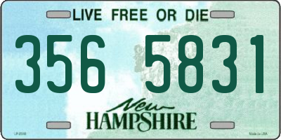 NH license plate 3565831
