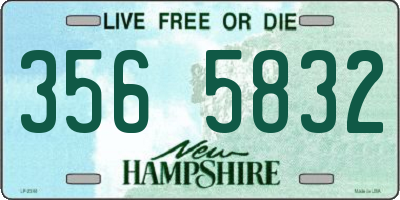 NH license plate 3565832