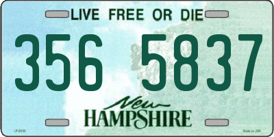 NH license plate 3565837