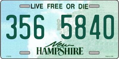 NH license plate 3565840