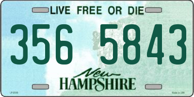 NH license plate 3565843