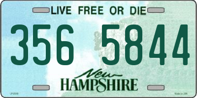 NH license plate 3565844