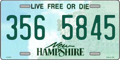 NH license plate 3565845