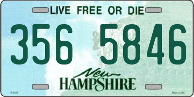 NH license plate 3565846