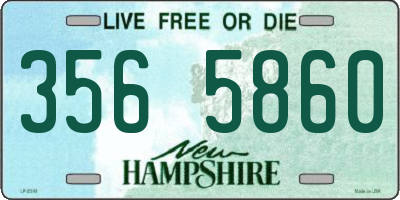 NH license plate 3565860