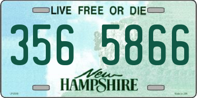 NH license plate 3565866