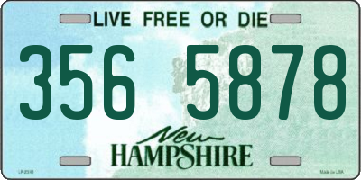 NH license plate 3565878