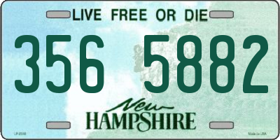 NH license plate 3565882