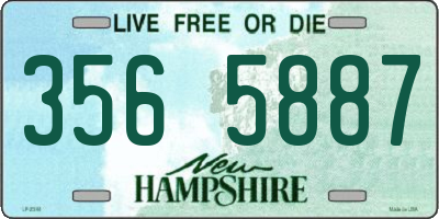 NH license plate 3565887
