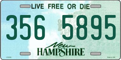 NH license plate 3565895