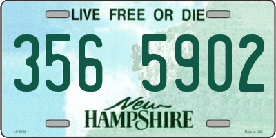 NH license plate 3565902