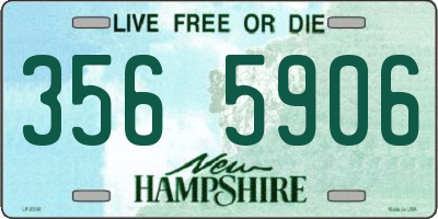 NH license plate 3565906