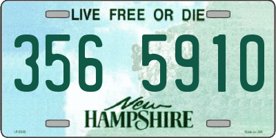 NH license plate 3565910