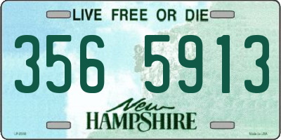 NH license plate 3565913