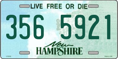 NH license plate 3565921