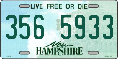 NH license plate 3565933